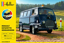 Heller 56742 STARTER KIT RENAULT Estafette Gendarmerie New Mould Bouwpakket Schaal 1:24