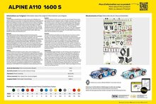 Heller 56745 STARTER KIT Alpine A110 (1600) Bouwpakket Schaal 1:24