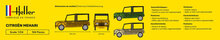 Heller 56760 STARTER KIT Citroen Mehari (Version 1) Bouwpakket Schaal 1:24