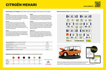 Heller 56760 STARTER KIT Citroen Mehari (Version 1) Bouwpakket Schaal 1:24
