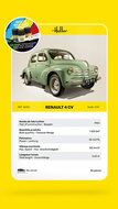 Heller 56762 STARTER KIT Renault 4 CV Bouwpakket Schaal 1:24