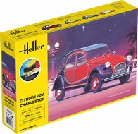 Heller 56766 STARTER KIT Citroen 2CV Charleston Bouwpakket Schaal 1:24