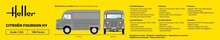 Heller 56768 STARTER KIT Citroen Fourgon Hy "Tube Bouwpakket Schaal 1:24