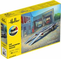 Heller 56774 STARTER KIT Car Transporter Trailer Bouwpakket Schaal 1:24