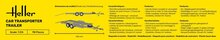 Heller 56774 STARTER KIT Car Transporter Trailer Bouwpakket Schaal 1:24