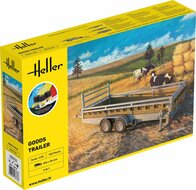 Heller 56778 STARTER KIT Goods Trailer Bouwpakket Schaal 1:24