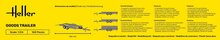 Heller 56778 STARTER KIT Goods Trailer Bouwpakket Schaal 1:24