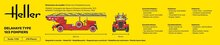 Heller 56780 STARTER KIT Delahaye Type 103 Pompiers Bouwpakket Schaal 1:24