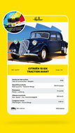 Heller 56799 STARTER KIT Citroen 15 SIX Traction Avant Bouwpakket Schaal 1:8