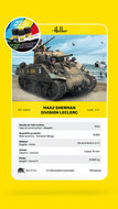 Heller 56894 STARTER KIT M4A2 Sherman "Division Leclerc" (deco.FR KIT Bouwpakket Schaal 1:72
