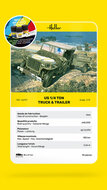 Heller 56997 STARTER KIT US 1/4 Ton Truck & Trailer Bouwpakket Schaal 1:72