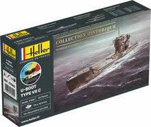 Heller 57002 STARTER KIT U-Boot Type VII C Bouwpakket Schaal 1:400