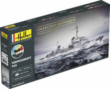 Heller 57011 STARTER KIT Torpedoboot T23 Bouwpakket Schaal 1:400
