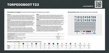 Heller 57011 STARTER KIT Torpedoboot T23 Bouwpakket Schaal 1:400
