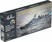 Heller 57015 STARTER KIT VICTOR SCHOELCHER - COMMANDANT RIVIERE Bouwpakket Schaal 1:400