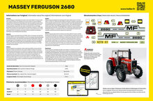 Heller 57402 STARTER KIT Massey Ferguson 2680 Bouwpakket Schaal 1:24