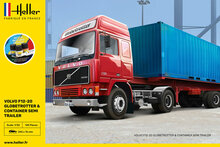 Heller 57702 STARTER KIT F12-20 Globetrotter & Container semi trailer Bouwpakket Schaal 1:32