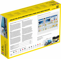 Heller 57703 STARTER KIT F12-20 Globetrotter & Twin-Axle Semi trailer Bouwpakket Schaal 1:32