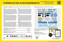 Heller 58701 STARTER KIT Citroen 2CV Fourgonette AK 250 Bouwpakket Schaal 1:24
