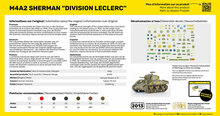 Heller 79894 M4A2 Sherman "Division Leclerc" (deco.FR Bouwpakket Schaal 1:72