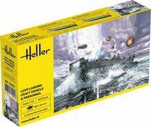 Heller 79995 LCVP Landungsboot mit Besatzung Bouwpakket Schaal 1:72