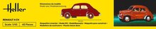 Heller 80174 Renault 4 CV Bouwpakket Schaal 1:43