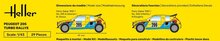 Heller 80189 Peugeot 205 Turbo Rallye Bouwpakket Schaal 1:43
