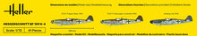 Heller 80229 Messerschmitt Bf 109 K-4 Bouwpakket Schaal 1:72