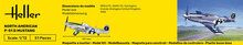 Heller 80268 P-51 Mustang Bouwpakket Schaal 1:72