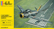 Heller 80277 F-86F SABRE / CANADAIR CL-13 B Sabre VI Bouwpakket Schaal 1:72