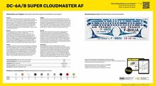 Heller 80315 DC6 Super Cloudmaster AF Bouwpakket Schaal 1:72