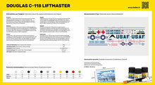 Heller 80317 C-118 LIFTMASTER Bouwpakket Schaal 1:72