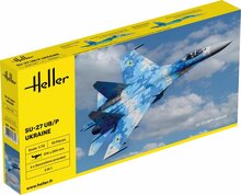 Heller 80371 SU-27 UB/P Ukraine Bouwpakket Schaal 1:72 vliegtuig