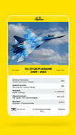 Heller 80371 SU-27 UB/P Ukraine Bouwpakket Schaal 1:72 vliegtuig