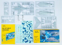 Heller 80371 SU-27 UB/P Ukraine Bouwpakket Schaal 1:72 vliegtuig