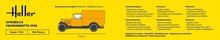 Heller 80703 Citroen C4 Fourgonnette 1928 Bouwpakket Schaal 1:24