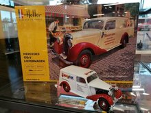 Heller 80736 MB 170 Lieferwagen Bouwpakket Schaal 1:24