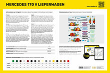 Heller 80736 MB 170 Lieferwagen Bouwpakket Schaal 1:24