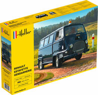 Heller 80742 RENAULT Estafette Gendarmerie New Mould Bouwpakket Schaal 1:24