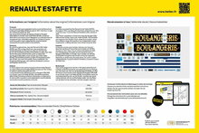 Heller 80743 RENAULT Estafette New Mould Bouwpakket Schaal 1:24