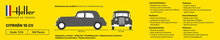 Heller 80763 Citroen 15 CV Bouwpakket Schaal 1:24
