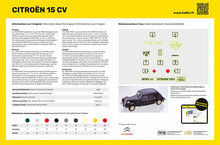 Heller 80763 Citroen 15 CV Bouwpakket Schaal 1:24