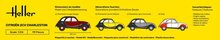 Heller 80766 Citroen 2CV Charleston Bouwpakket Schaal 1:24