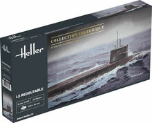 Heller 81075 U-Boot S/M Redoutable Bouwpakket Schaal 1:400