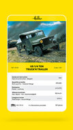 Heller 81105 US 1/4 Ton Truck 'n Trailer Bouwpakket Schaal 1:35