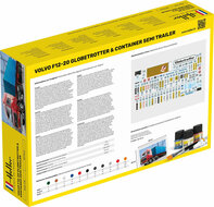 Heller 81702 F12-20 Globetrotter & Container semi trailer Bouwpakket Schaal 1:32