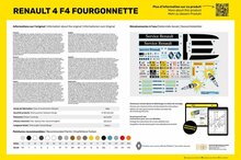 Heller 82700 Renault 4 Fourgonette F4 Bouwpakket Schaal 1:24