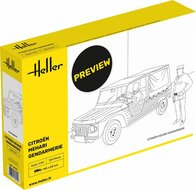 Heller 82702 Citroen Mehari Gendarmerie Bouwpakket Schaal 1:24