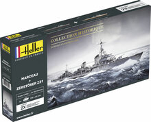 Heller 85009 Marceau + Zerstörer Z31 TWINSET Bouwpakket Schaal 1:400