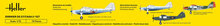 Heller 35304 STARTER KIT DO27/CASA C-127 Bouwpakket Schaal 1:72 vliegtuig